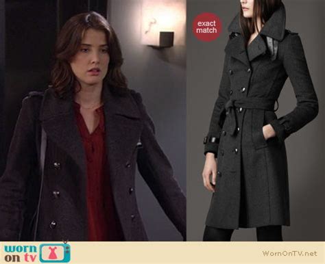 burberry mantel robin scherbatsky|robin scherbatsky jacket.